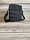 Чоловіча Класична барсетка чорна без логотипів, фото 4