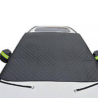 Захисна накидка чохол на лобове скло та дзеркала від снігу та сонця на магнітах 260*114 см