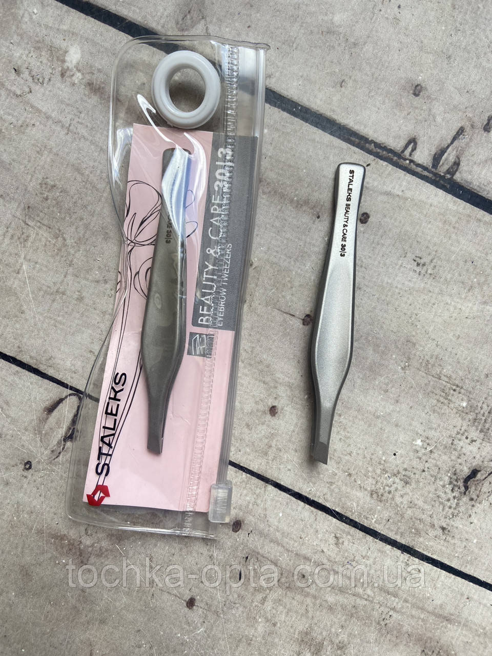 ПИНЦЕТ ДЛЯ БРОВЕЙ STALEKS BEAUTY & CARE TBC-20/4, фото 1