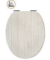 Кришка для унітаза МДФ, повільно опускається (Мікроліфт)