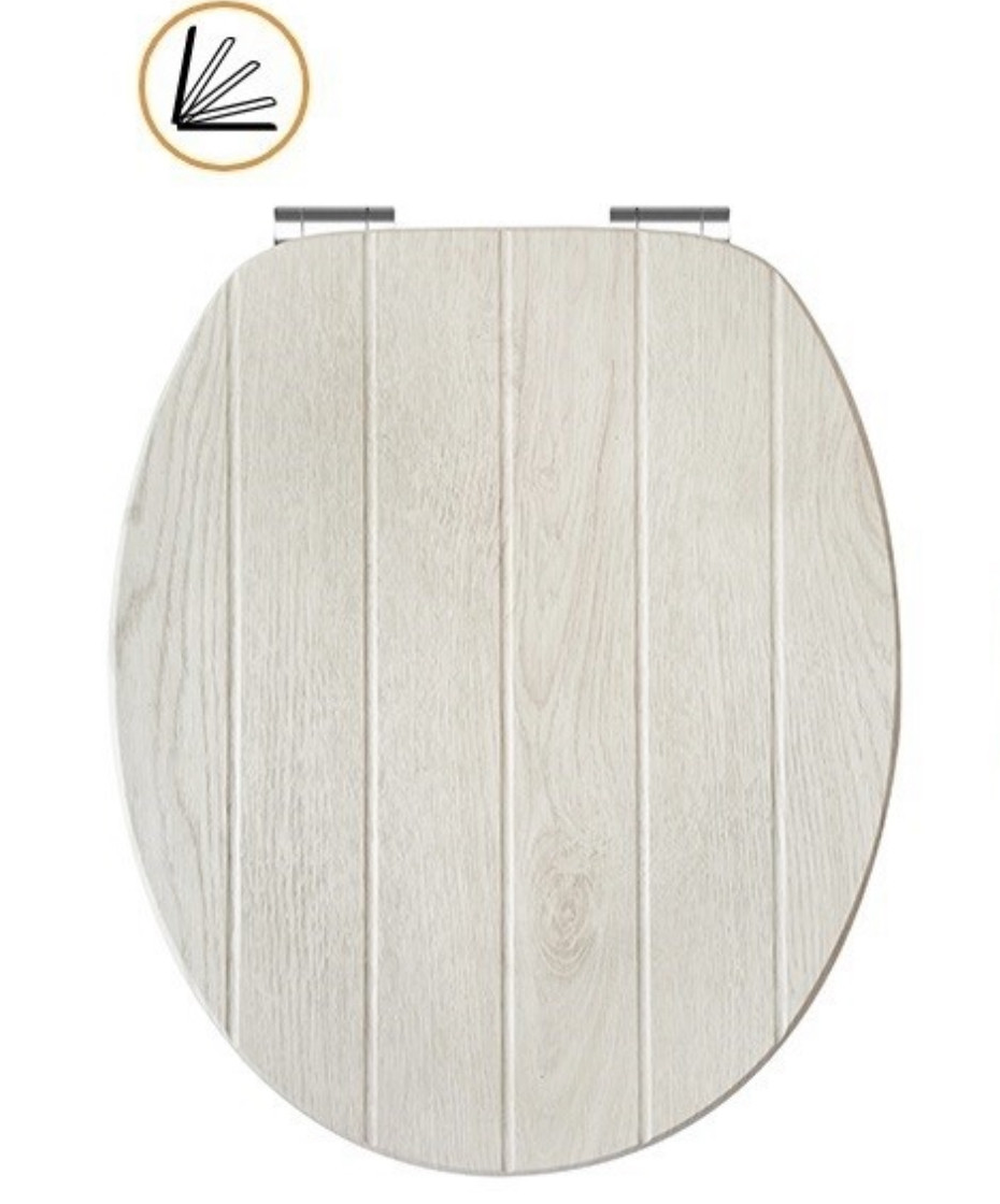 Кришка для унітаза МДФ, повільно опускається (Мікроліфт)