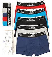 Труси чоловічі та підліткові 5шт Armani Exchange. Спідня білизна чоловіча боксери набір в коробці Армані Ексчендж, фото 9