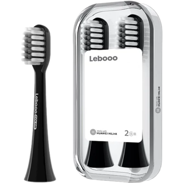 Насадки Lebooo Color Sensitive Black (2 шт.) для зубної щітки