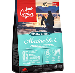 Orijen (Оріджен) Small Breed Marine Fish - Сухий корм для собак малих порід (лосось, оселедець, камбала)  4.5кг
