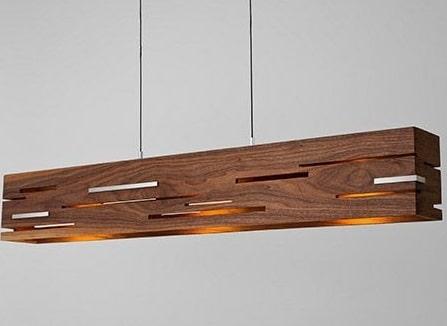 Пиляний шпон горіха американського для дерев'яних світильників