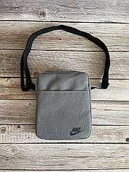 Чоловіча серая барсетка на плече найк Nike