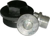 Пробка (заглушка) DIN 7604С для труб резьбовая цилиндрическая с шестигранной головкой и фланцем