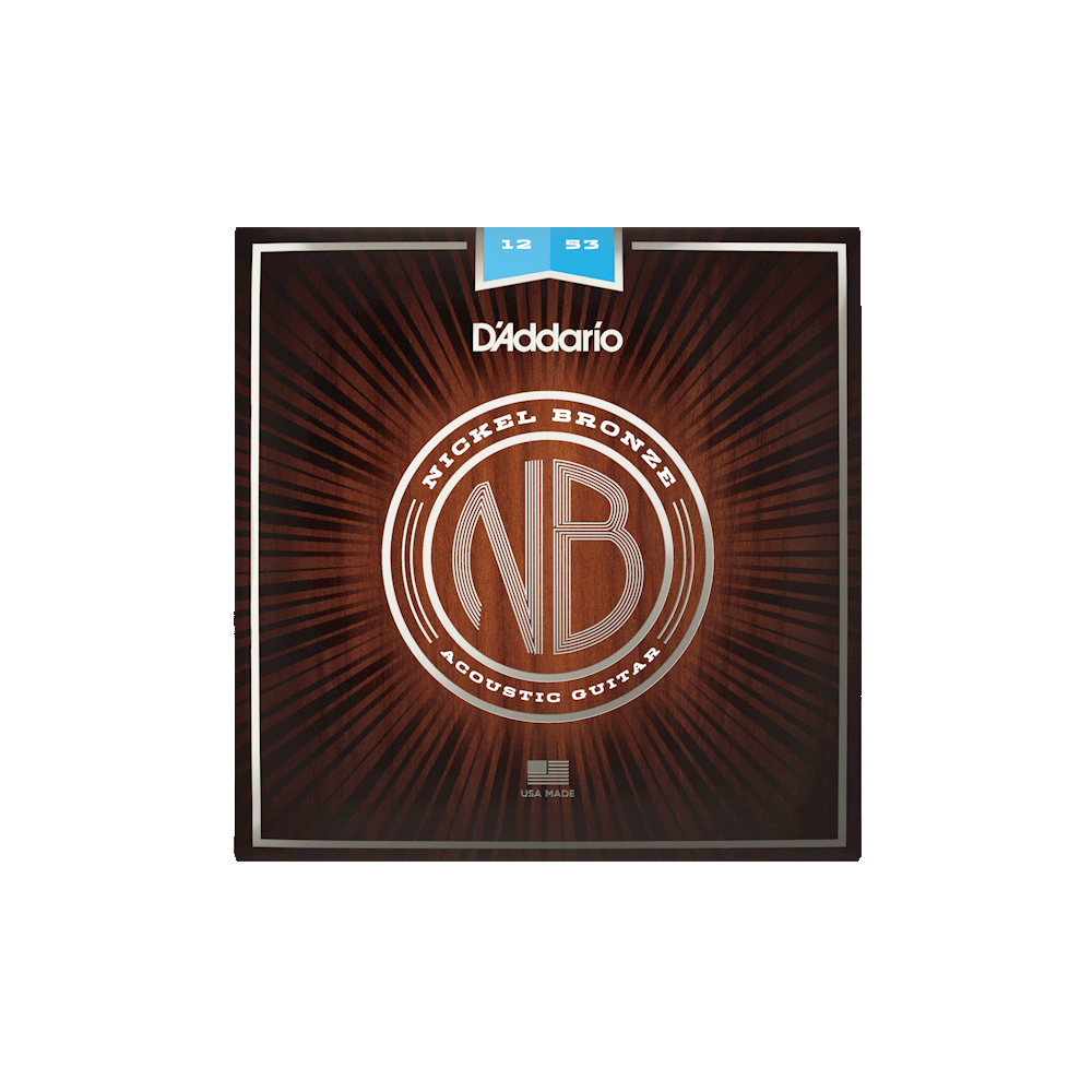 Струны D'addario NB1253 Nickel Bronze Light (12-53), фото 1
