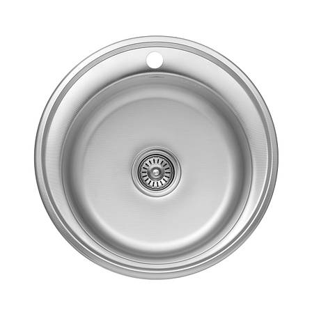 Кухонна мийка Kroner KRP Dekor — 510 (0.8 мм), фото 1