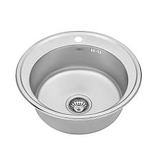 Кухонна мийка Kroner KRP Dekor — 510 (0.8 мм), фото 3