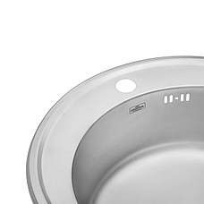 Кухонна мийка Kroner KRP Dekor — 510 (0.8 мм), фото 4