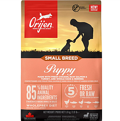 Orijen (Оріджен) Puppy Small Breed - Сухий корм для цуценят малих порід (курка, індичка, лосось) 1.8кг