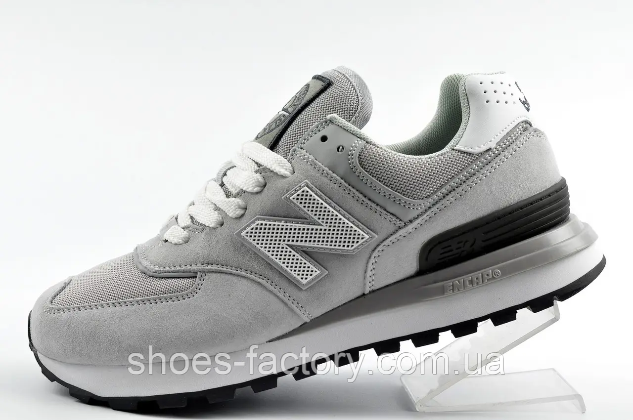 Підліткові кросівки Нью Беланс Stone Island 574 Gray
