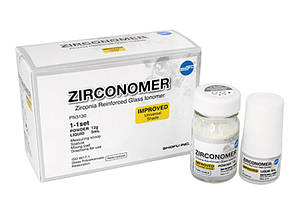 Zirconomer — склоіномірний цемент із діоксидом цирконію для реставрацій