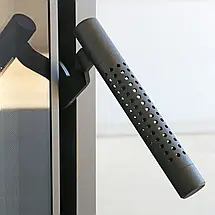 Сталева піч Kratki Koza Titan Glass (подача повітря з вулиці) подвійне скло + декор, фото 5