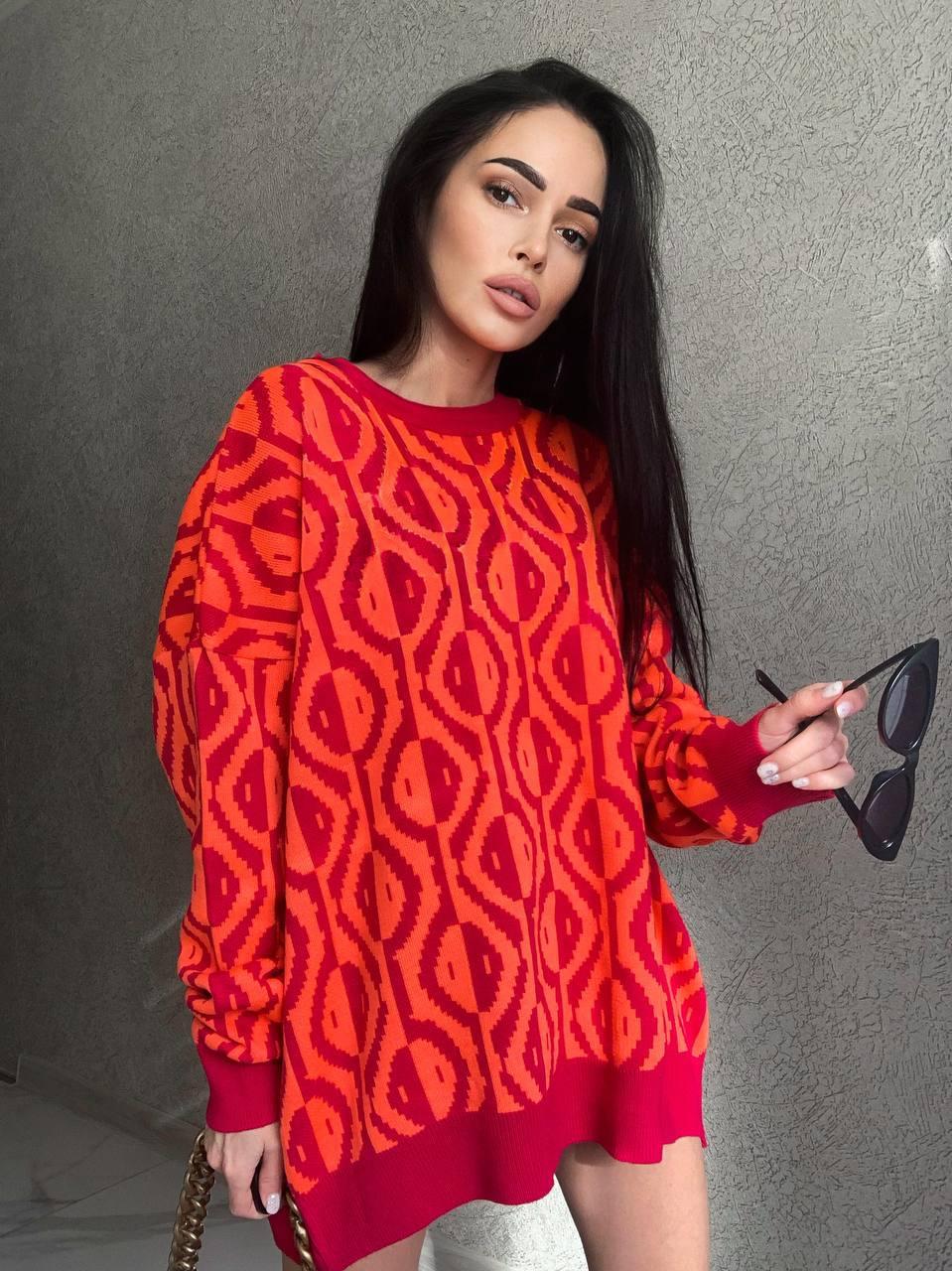 Жіночий светр дрібна машинна в'язка, фото 1