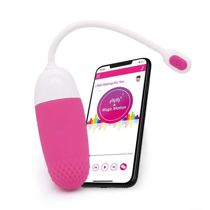 Смарт-віброяйце Magic Motion Vini Pink, керування зі смартфона (м'ята упаковка!!!!