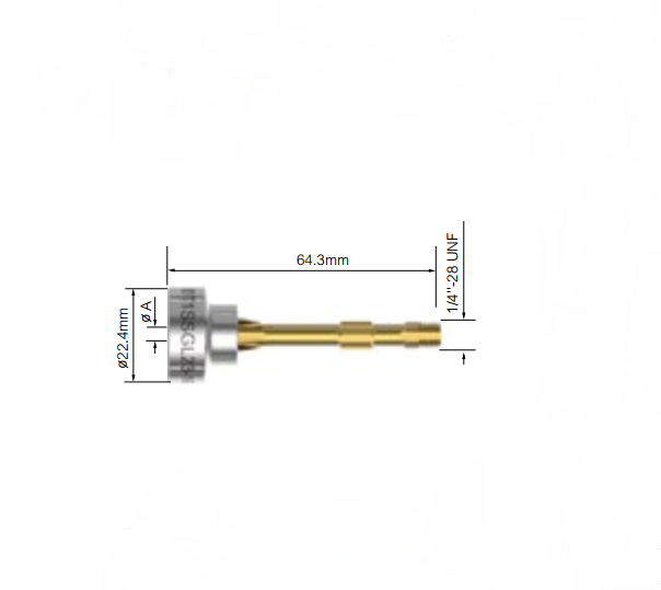 Корпус цанги газової лінзи серії Super (T1SSGL23 - 1.6mm, 2.0mm, 2.4mm, 3.2mm ) до пальника T1W серії ARC