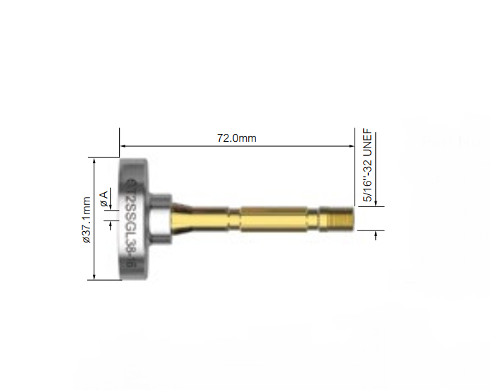 Корпус цанги газової лінзи серії Super (T2SSGL38 - 2.0mm; 3.2mm) до пальника T2FX та T3WFX серії ARC