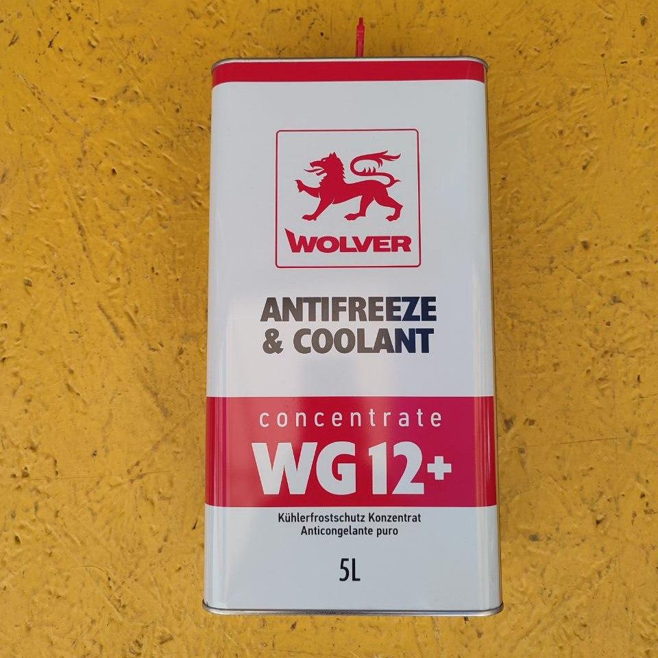 Антифриз концентрат WOLVER WG12 червоний 5л