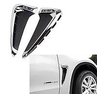 Накладки на крила BMW F15 F85 хром X5M зябра