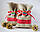 Подарунковий мішечок великий "Новорічна червона рукавичка", Ш130хВ200мм, фото 2