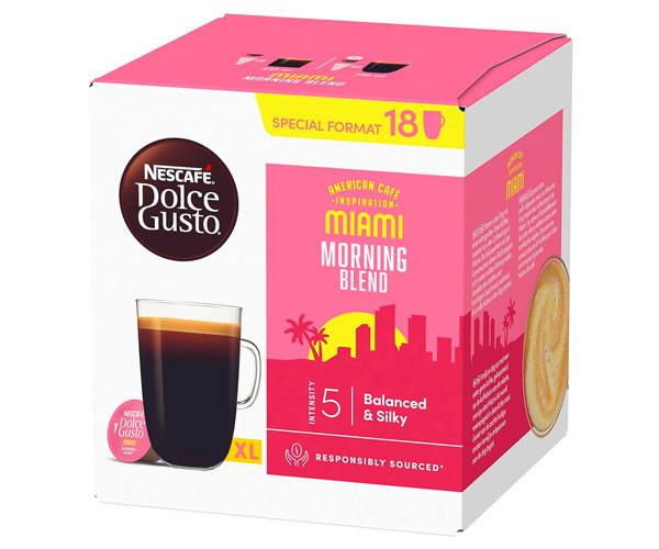 Кава в капсулах NESCAFE Dolce Gusto Miami 18шт Нескафе Дольче Густо велика порція