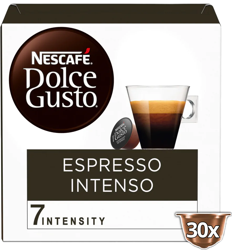 Кава в капсулах NESCAFE Dolce Gusto Espresso Intenso 30шт Нескафе Дольче Густо Еспресо
