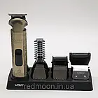 Машинка для стрижки волосся 8в1, з LED дисплеєм, VGR V 110  / Бездротовий тример для волосся, фото 3