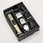 Машинка для стрижки волосся 8в1, з LED дисплеєм, VGR V 110  / Бездротовий тример для волосся, фото 8