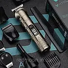 Машинка для стрижки волосся 8в1, з LED дисплеєм, VGR V 110  / Бездротовий тример для волосся, фото 9