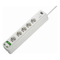 Фільтр мережевий APC Essential SurgeArrest 5 outlets + 2 USB (5V, 2.4A) (PM5U-RS)