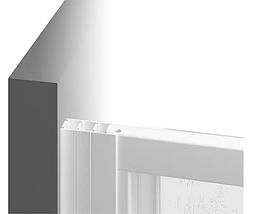 Штора для ванної Ravak AVDP3 137х120 см біла прозоре скло, фото 3