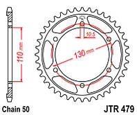 Задня зірка JT JTR479.42