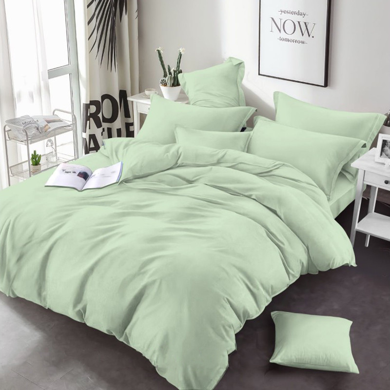 М'ятна однотонна тканина 220 см для пошиття постільної білизни Бязь Gold Lux, рулон 50 м, Пакистан