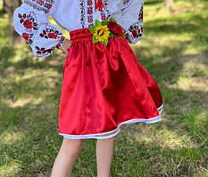 Спідничка для дівчинки "Мелодія" червона