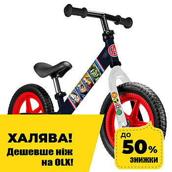 Беговел дитячий Marvel Месники SEVEN POLSKA 9943 Чорний