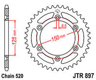 Задняя звезда JT JTR897.38