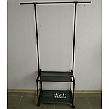 Підлогова вішалка з 2 полицями SINGLE-POLE SHOE and HAT RACK G10-I22, фото 5
