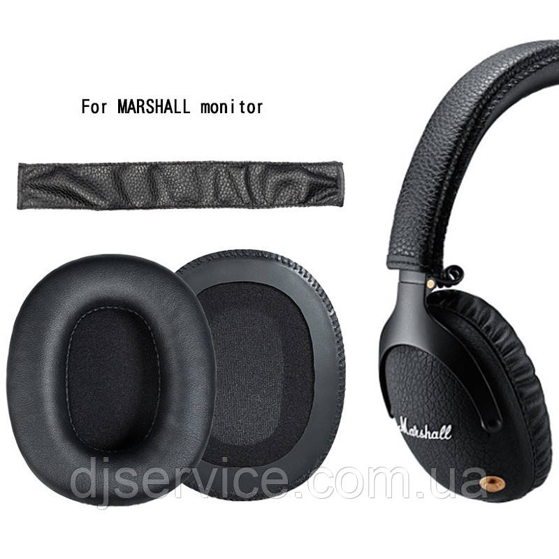 Наголов'я накладка амбушури Black для навушників Marshall Monitor I Bluetooth Marshall Monitor 1