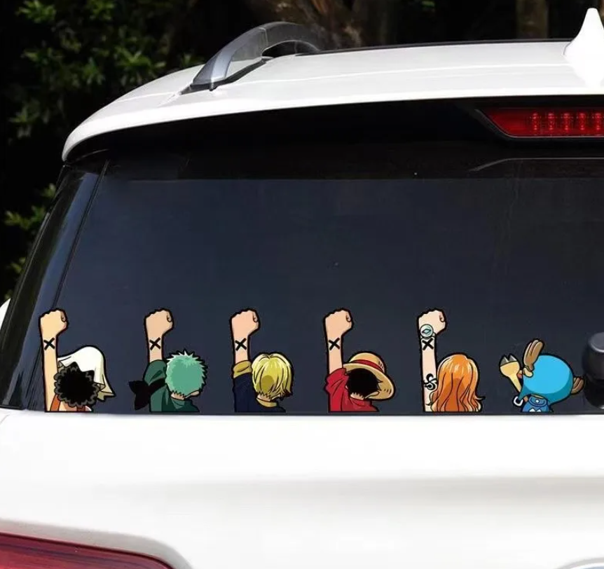 Наклейка в машину Ван ПисOne Piece ABC