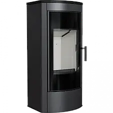 Сталева піч Kratki Koza Titan Glass Панорама (подача повітря з вулиці) подвійне скло + декор, фото 3