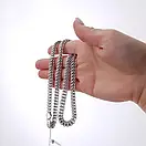 Срібна цепочка Пітон / Венеція. Ланцюг на шию срібло товстий широкий 7 мм. Довжина 50 см, фото 3