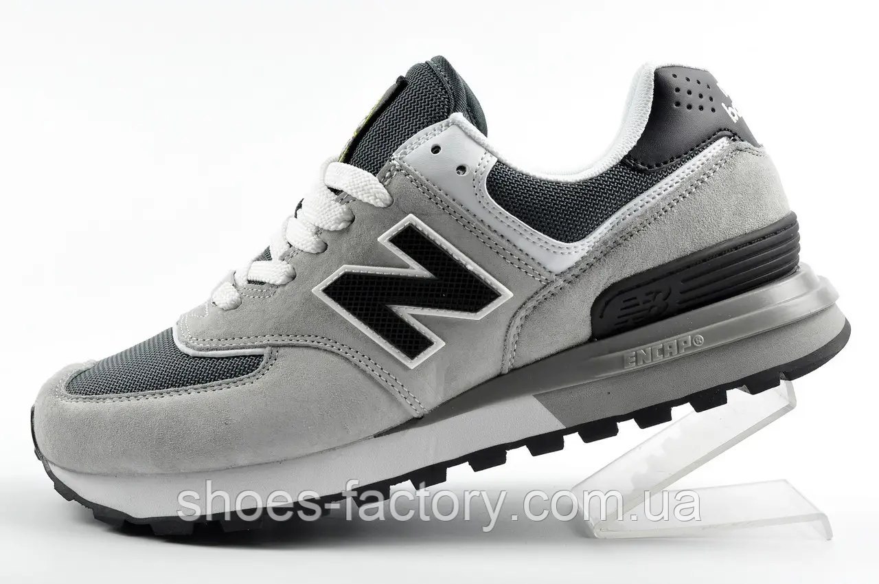 Підліткові кросівки Нью Беланс Stone Island 574 Gray