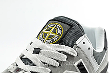 Підліткові кросівки Нью Беланс Stone Island 574 Gray, фото 6