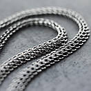 Срібна цепочка Пітон / Венеція. Ланцюг на шию срібло товстий широкий 7 мм. Довжина 50 см, фото 7