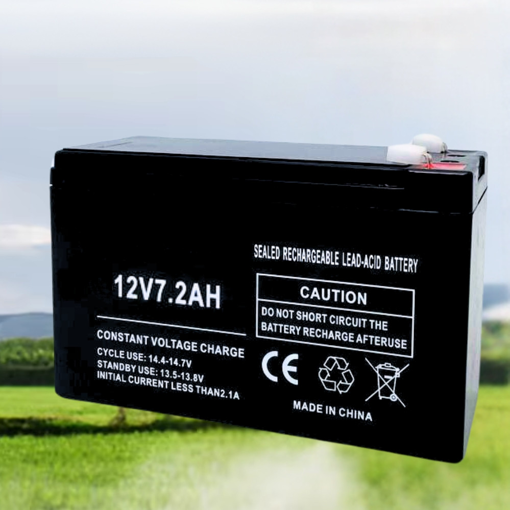 Герметичний акумулятор свинцево кислотний 12V 7.2АН універсальна перезаряджувальная батарея