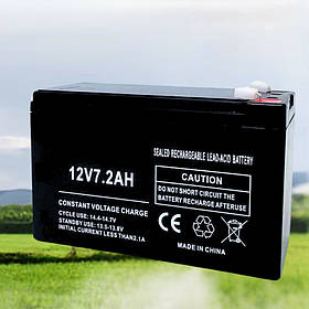 Герметичний акумулятор свинцево кислотний 12V 7.2АН універсальна перезаряджувальная батарея