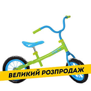 Дитячий беговел PROFI KIDS 12 дюймів M 3255-4 Салатово-блакитний, колеса EVA