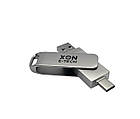 Флеш-накопичувач XON FlashDrive DuoConnect 256GB (USB 2.0 + USB Type-C) Сірий (FX2DR256MS 4081), фото 3